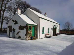 Drumaneir cottage in the winter